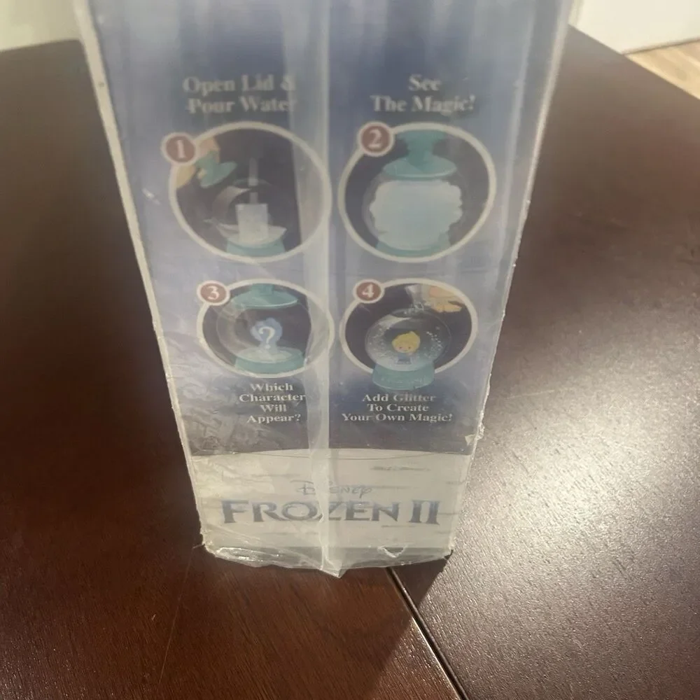 Disney Frozen II Snow Globe Surprise Mystery Set Add Water New Sealed Elsa Olaf
